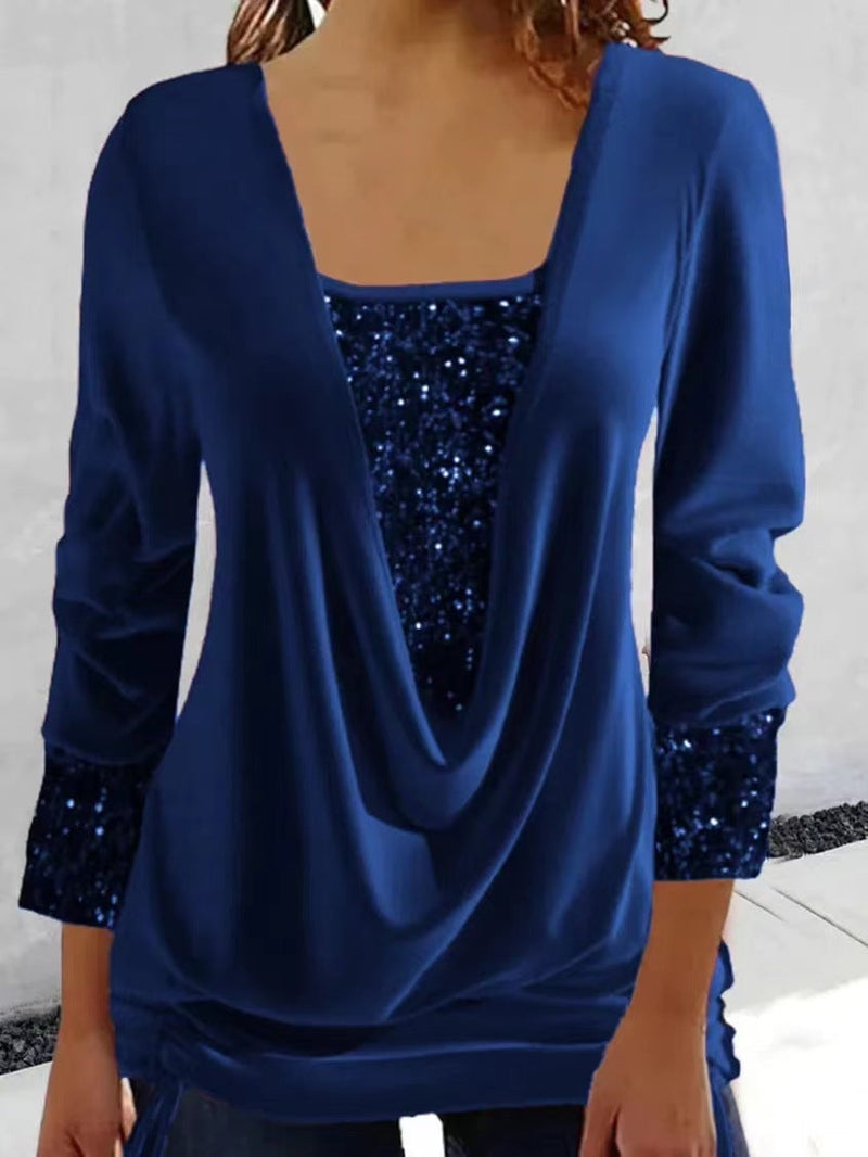 Glamorous and Comfortable Sparkle Top – Luna