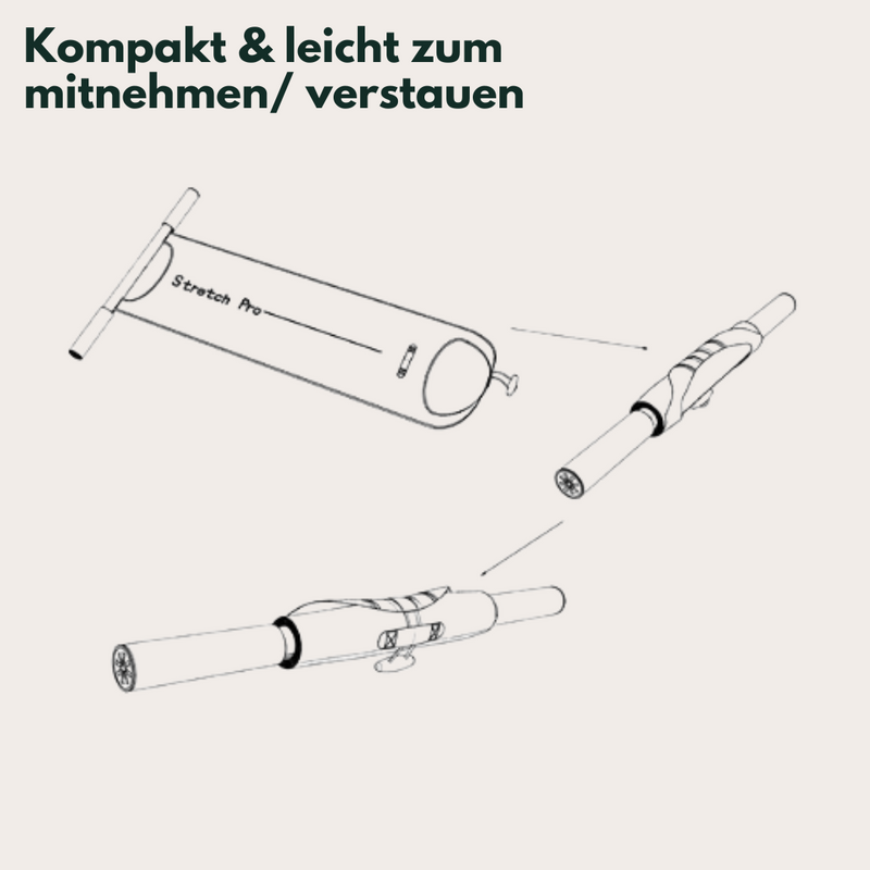 Elastisches Trainingsband mit Griffen & Fußschlaufen – FlexiStretch Trainer