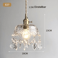 Stylish Crystal Pendant Lamp – Elara