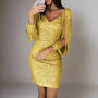 Stilvolles Abendkleid mit Pailletten - Oreana