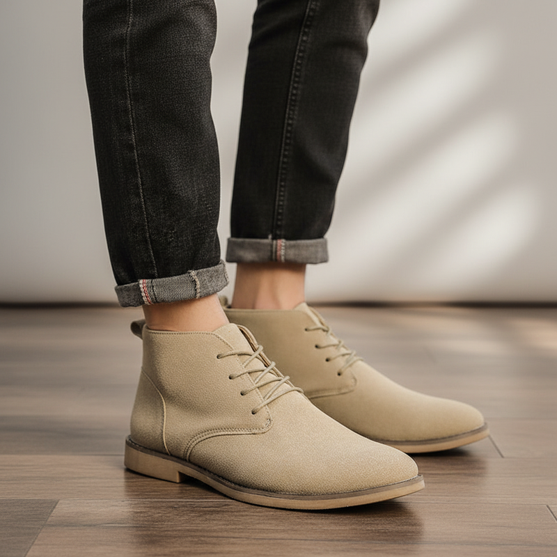 Elegante Halbhohe Schnürstiefel - Ivan