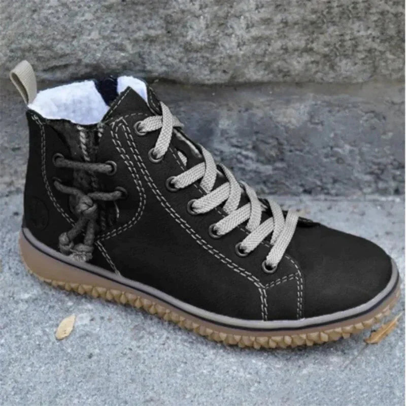 Women & Men Winter Boots Vintage Design with Insulation & Non-Slip Sole – Norena