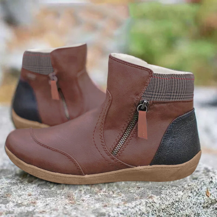 Solid Color Ankle Boots - WarmStep