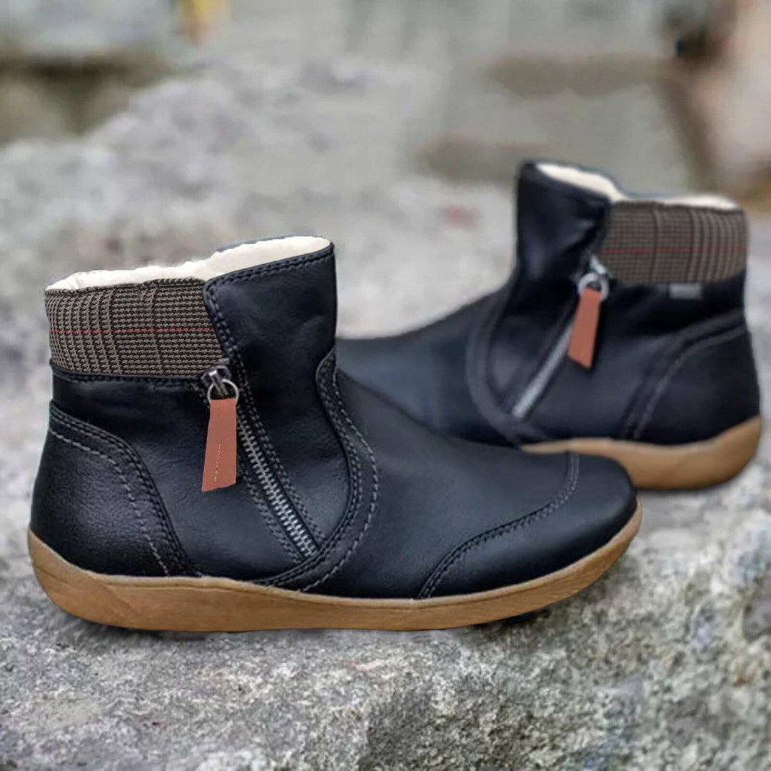 Solid Color Ankle Boots - WarmStep