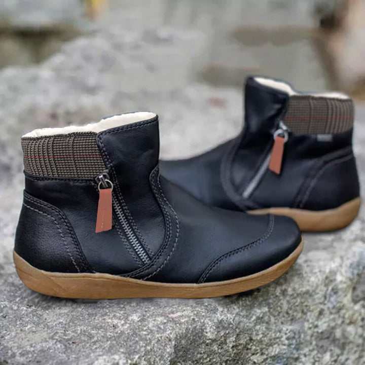 Solid Color Ankle Boots - WarmStep