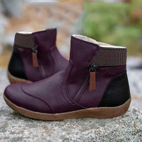 Solid Color Ankle Boots - WarmStep