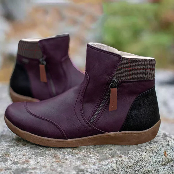 Solid Color Ankle Boots - WarmStep