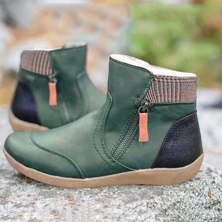Solid Color Ankle Boots - WarmStep
