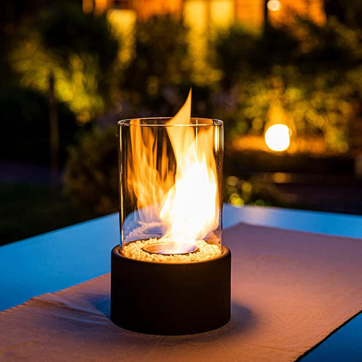 Klassisk olielampe med åben flamme - Lumora