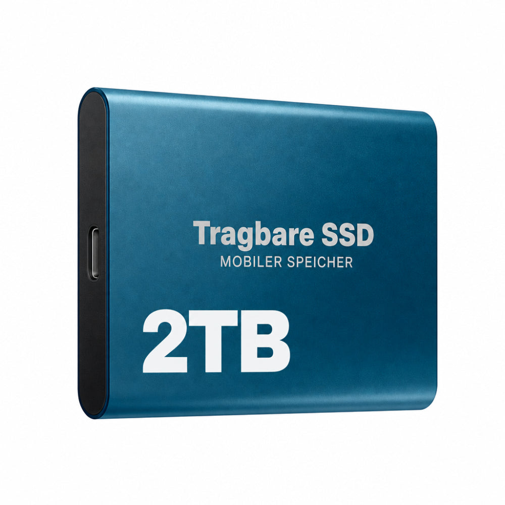 External SSD 2TB USB-C High-Speed Portable Storage Drive 1