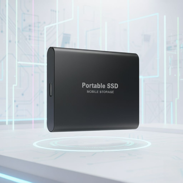 Portable External SSD Hard Drive with USB 3.1 - High Capacity On-the-Go 12