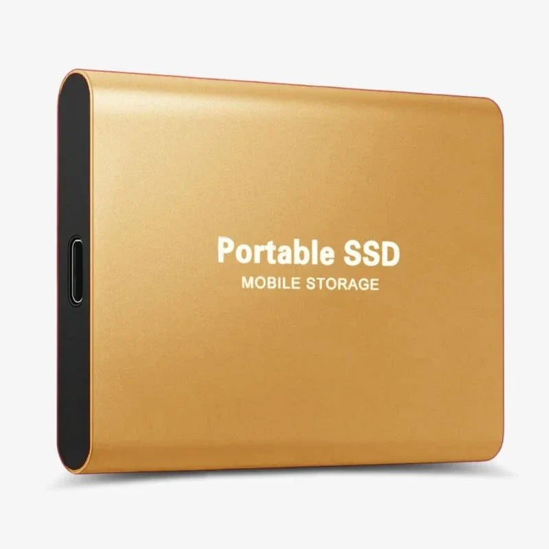 Portable External SSD Hard Drive with USB 3.1 - High Capacity On-the-Go 8