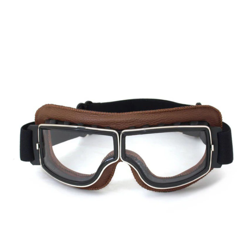 Vintage Leather Motorcycle Goggles – RiderEdge