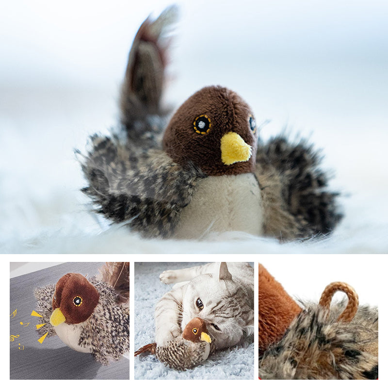 Interaktivt kattelegetøj - ChirpBird