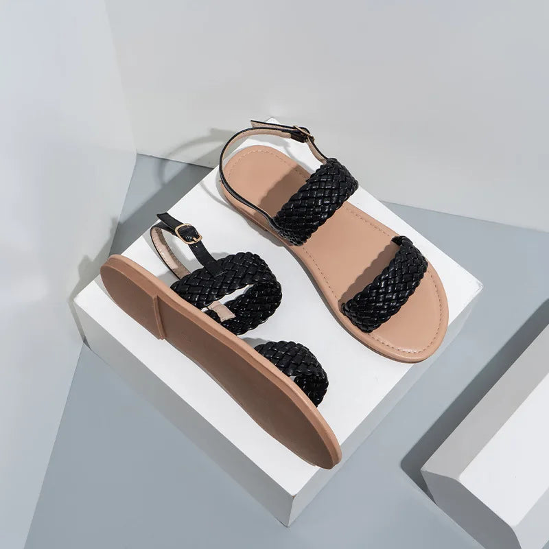 Flat summer shoes with non-slip sole – Elina