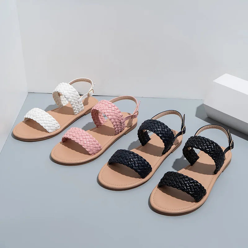 Flat summer shoes with non-slip sole – Elina