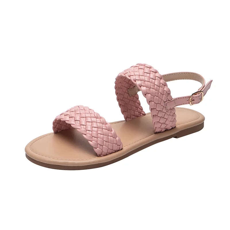 Flat summer shoes with non-slip sole – Elina