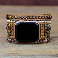Tiger Eye Strengthening Apple Watch Band - Orion