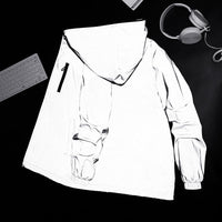 Highly Reflective and Waterproof Unisex Rain Jacket – LumiSafe