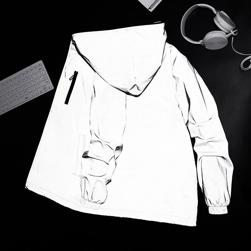 Highly Reflective and Waterproof Unisex Rain Jacket – LumiSafe