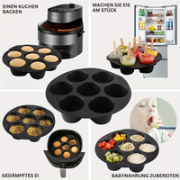 Silikon-Backform für Mikrowelle und Airfryer - FlexiBake