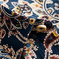 Men's shirt with floral pattern and short sleeves – Florado