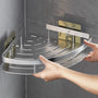 Aluminium Wandregal für Badezimmer-Ecken - Cornerix