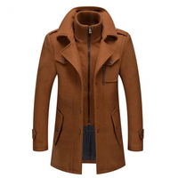 Fashionable men's jacket with double layers - Milan