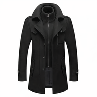 Fashionable men's jacket with double layers - Milan