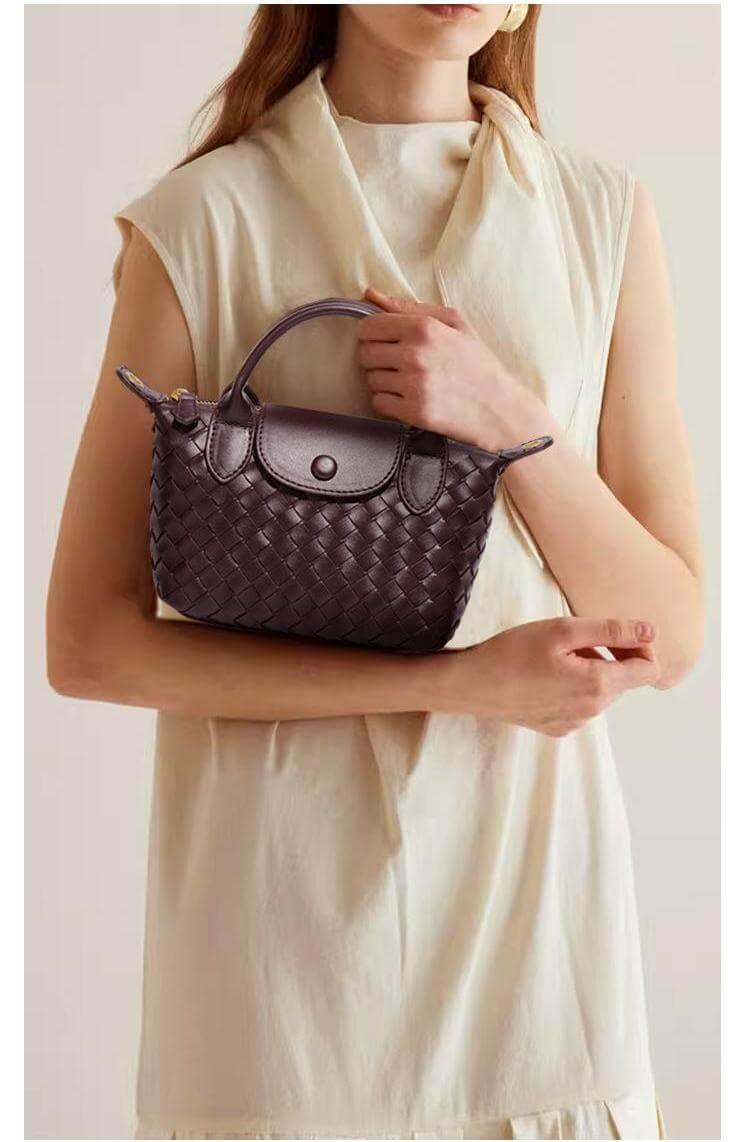 Flettet mini-taske – Elena