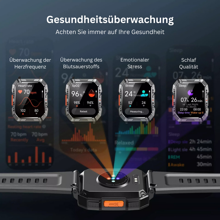 Robust Smartwatch for Adventurers - TrailMate