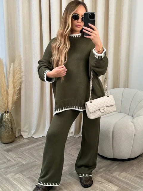 Women's Knitted Autumn Set – Amélie