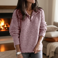 Gestrickter Herbstpullover - Regina