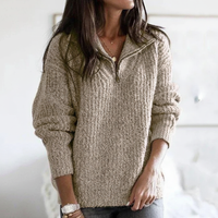 Gestrickter Herbstpullover - Regina