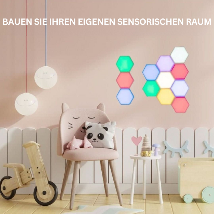 Iluminación hexagonal interactiva – GlowHex
