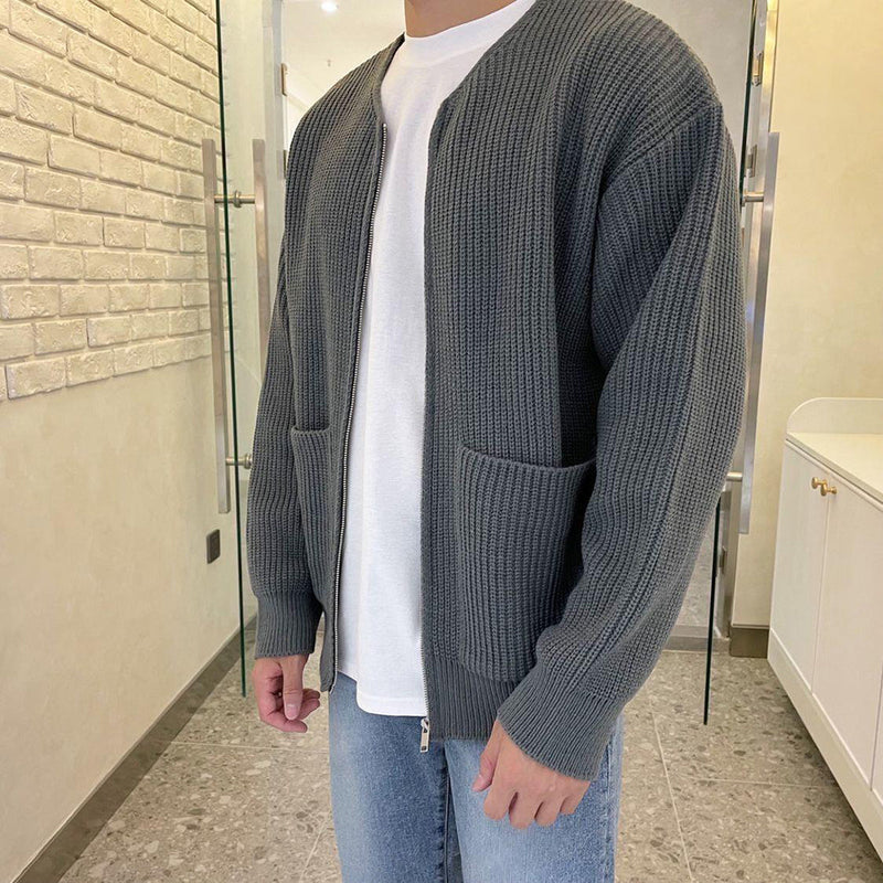 Trendy herrevest med glidelås - Lorenzo