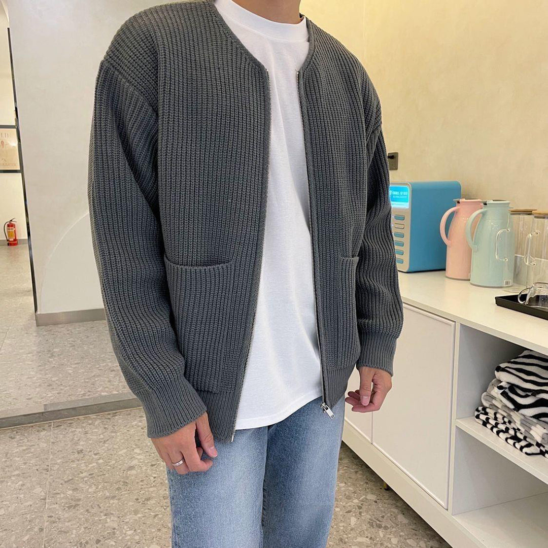Trendy herrevest med glidelås - Lorenzo
