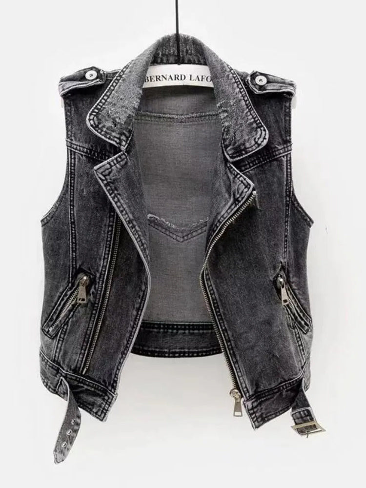 Stoeres dame denimvest - Nova
