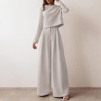 Trendy Two-Piece Palazzo Set - Amara