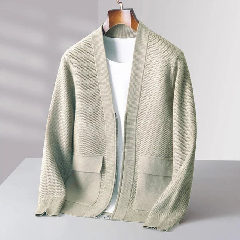 Trendy Men's Knit Vest - Noah