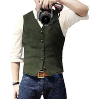 Stilfuld denimvest til herrer - Mason