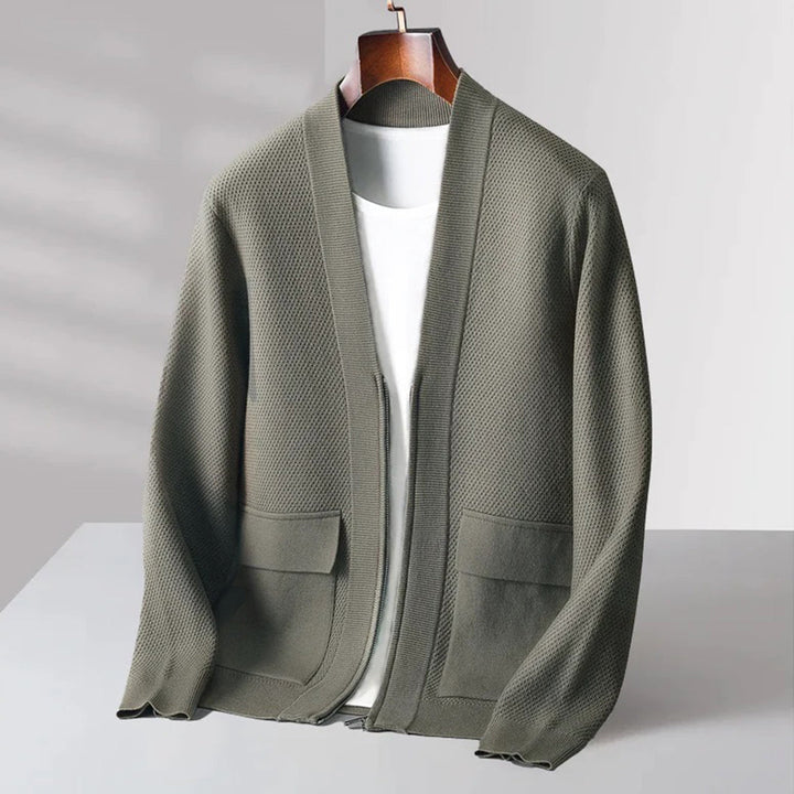 Trendy Men's Knit Vest - Noah