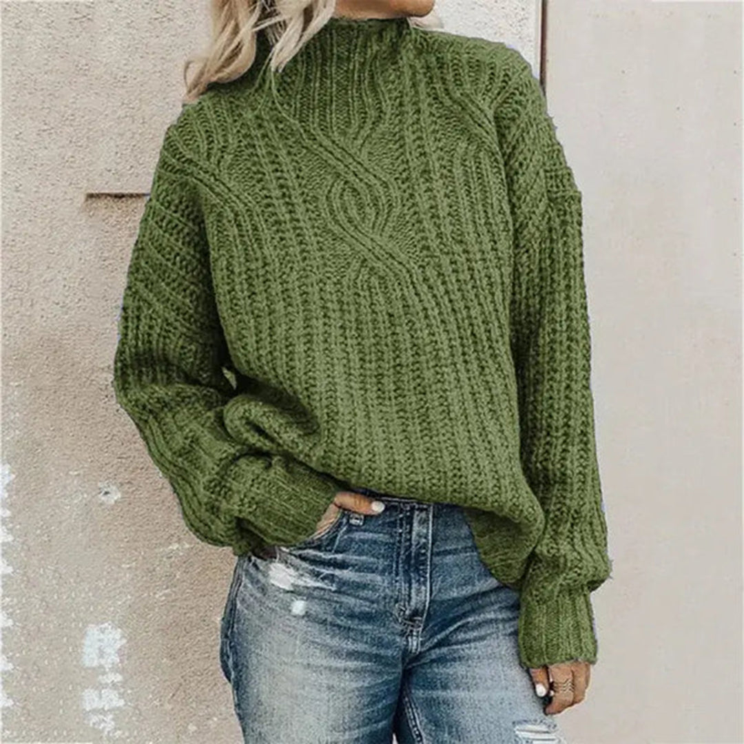Comfortable knitted sweater for women - Lily
