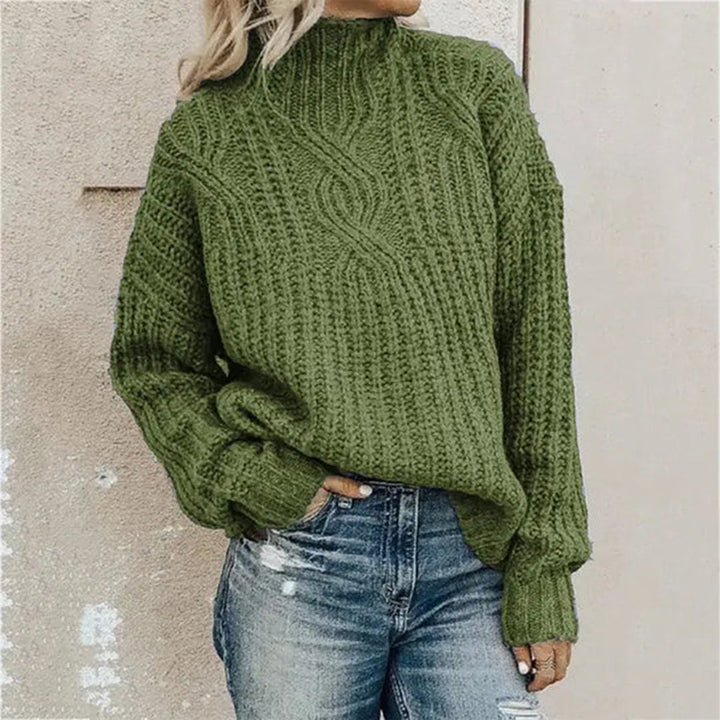 Comfortable knitted sweater for women - Lily