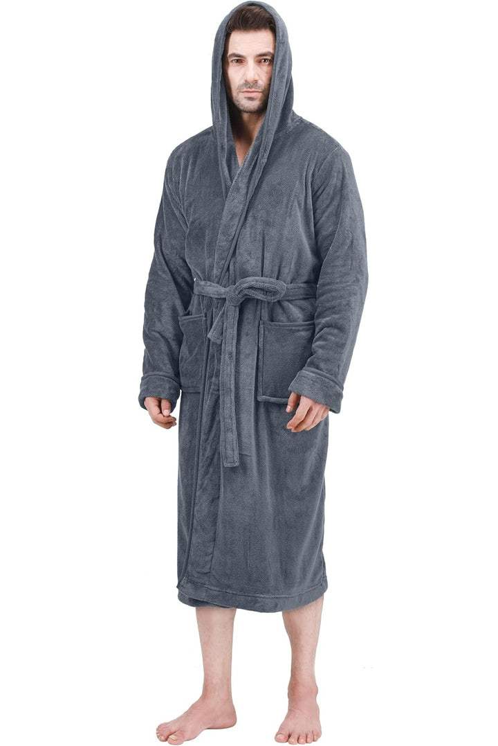 Comfortable Men's Fleece Bathrobe - Harry