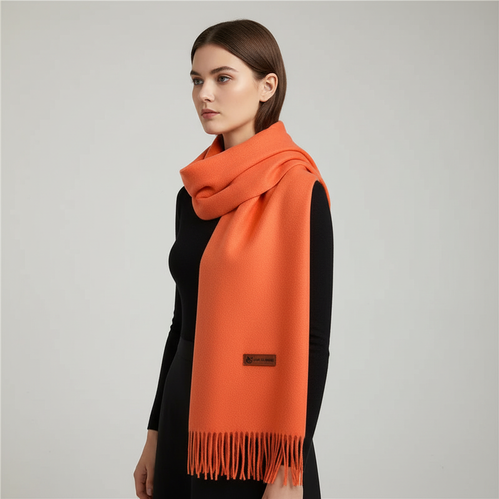 Großformatiger Kaschmir Schal - Cashluxe