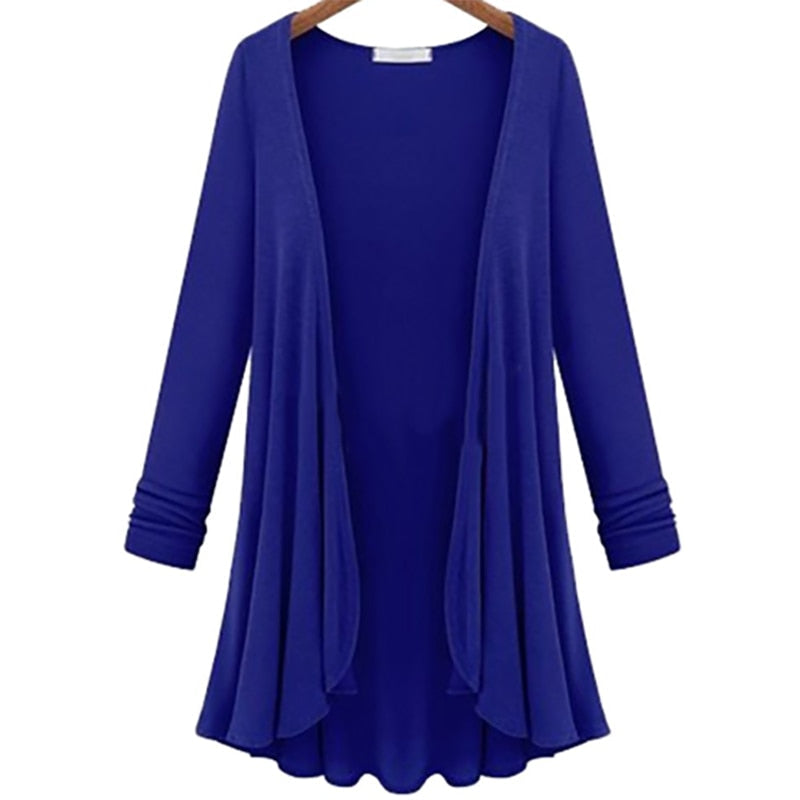 Women's Cardigan with Ruffles – Autumn Magic Elena