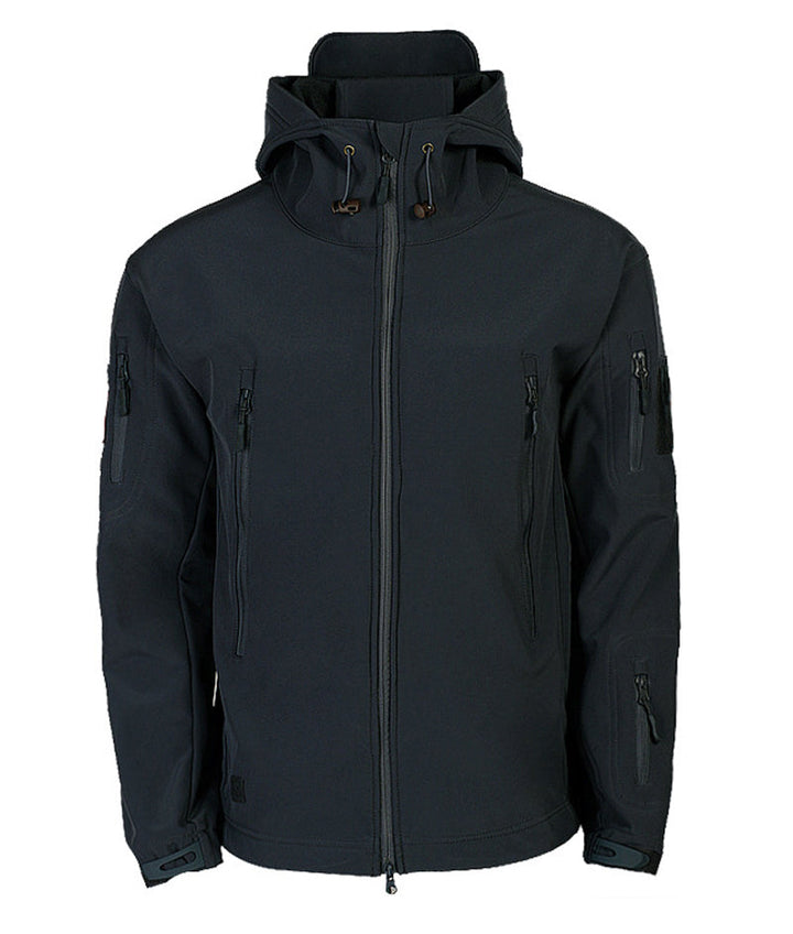 Men's Tactical Waterproof Windproof Softshell Jacket with Hood - Kai