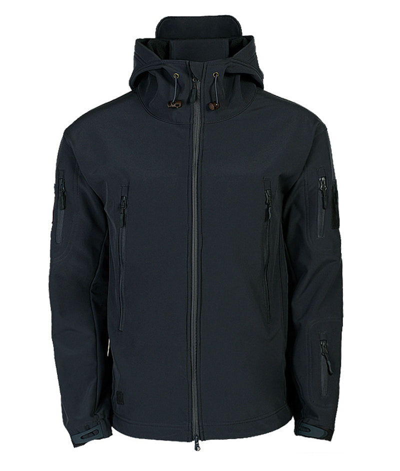 Men's Softshell Jacket with Hood - Titan