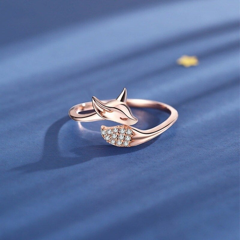 Rose Silver Fox Ring - Finn (1+1 FREE)